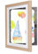 Dynamic Frames My Little DaVinci für 50 Fotos - Original patentierte A3 & A4 Bilderrahmen zum Aufstellen oder Aufhängen von Kunstwerken Ihrer Kinder (Natur A3)