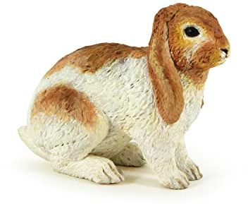 Papo - Realistische Widderkaninchen-Figur - 3 Jahre + - Kollektion Leben auf dem Bauernhof - Lernspiel Haustiere - Geschenkidee Spielzeug für Mädchen und Jungen