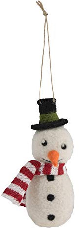 Trimits Christmas Needle Felting Craft Kit, Snowman, 11.5 x 4.5cm