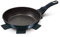 Professional Colorful Aluminum Non Stick Cooking Induction Marble Coating Frying Pan Metallic Soft Touch (Aquamarine, 28cm)