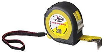 FLESSOMETRO BICOMPONENTE METRO NASTRO IN ACCIAIO MISURARE SIRIUS 5 mt 19 mm