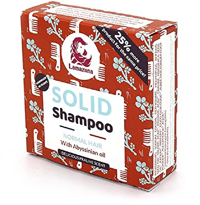 Lamazuna, festes Shampoo, vegan, für normales Haar, 76 g