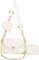 JEEHAN Gesteppte Umhängetaschen für Damen, Designer-Schultertasche, kleine Geldbörse, Aa-weiß