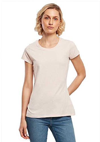 Build Your Brand Maglietta da Donna Basic Tee, Colore: Rosa., L