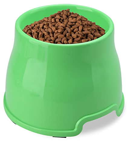 Gamelle pour Chien à Longues Oreilles - Gamelle surélevée pour Nourriture et Eau - Grande gamelle antidérapante - Gamelle surélevée pour Chiens de Petite, Moyenne et Grande Taille (L, Vert)