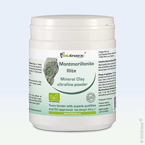 Montmorillonit Illit ultrafeine Mineralerde, 400g