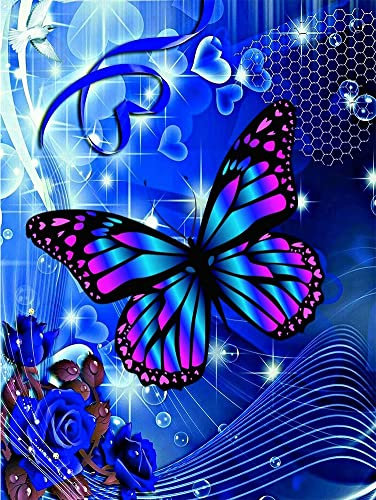 5D Diamant Malerei Kit für Erwachsene Kinder, DIY Art Kits Full Round Drill Diamond Kits Stickerei Tiere Kreuzstich Heimdekoration Geschenk, 30 * 40cm Ohne Rahmen