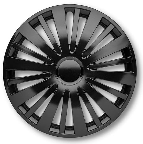 Radkappen schwarz 14 Zoll Radzierblenden 4er Set von 13-16 Zoll - Funk 1 Radblenden Stahlfelgen - Zierkappen