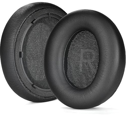 Yaowanguan Ear Pads Replacement Cushions for soundcore by Anker Space Q45 Adaptive Noise Cancelling Headphones, Protein Leather Memory Foam Black Space Q45 Earpads Cups