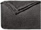 Dreamzie - Flauschig Fleecedecke 130 x 150 cm - Kuscheldecke Mikrofaser 100% Polyester 260gsm - Decke Sofa mit Fischgrätmuster und weicher Haptik - Anthrazit