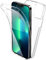 LIUKM Funda para Apple iPhone 15,360 Grados Doble Cara Claro Carcasa,PC Dura Bumper + TPU Silicona Case con Antigolpes Protectora,Pantalla Protector Cover para iPhone 15 - Transparente