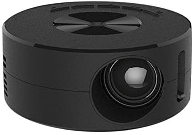 JIVIMOCO YT200 Mini Portable LED Projector, Black, USB, Home Cinema, Business, Education