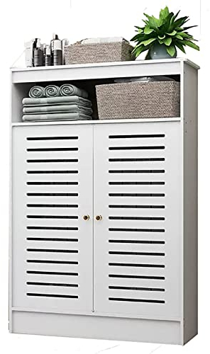 Modern PVC Radiator Cover - Multi Functional Shelter for White Heating - Decorative Cabinet for Living Room, Bedroom, and Hallway (60x90x25cm)