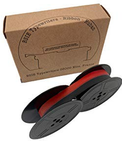 BROTHER SCHREIBMASCHINENBAND - Schwarz & Rot - BSIE Typewriters