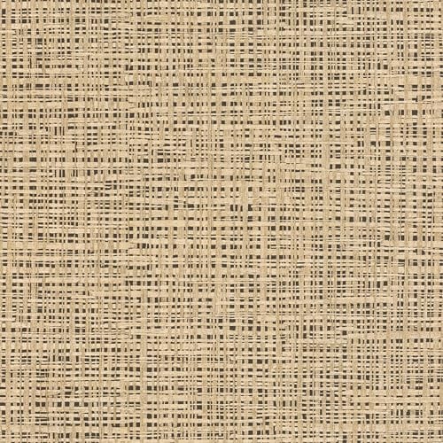 Rasch Tapete 865424 - Vliestapete mit Rattan-Optik, Geflecht in Beige und Schwarz
