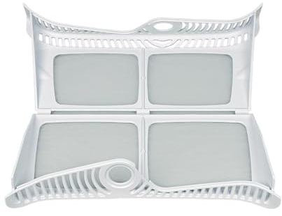 PARTSEE Fusselsieb/Flusenfänger für Trockner kompatibel mit Hotpoint C00286864, C00728379 Feinfilter für Wäschetrockner Waschtrockner Wärmepumpentrockner