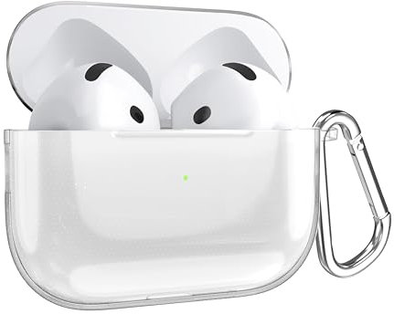 MyGadget Coque Compatible avec Apple AirPods 4 [ 2024 ] - Case Boîtier Silicone Slim & Anti Choc - Etui Skin Protection Poussière - Housse Transparent