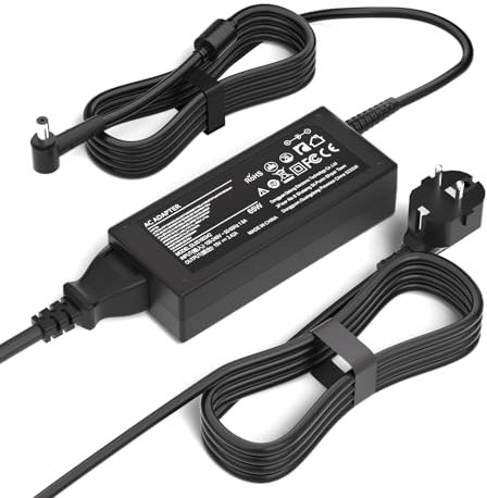 65W 19V 3.42A Laptop Ladegerät für Medion Akoya E14412 E14301 E15301 E15302 E15308 E15407 E16402 E16401 S4403 S4401 S4404 S4402 S14400 1 S14402 Ladekabel Stromversorgung