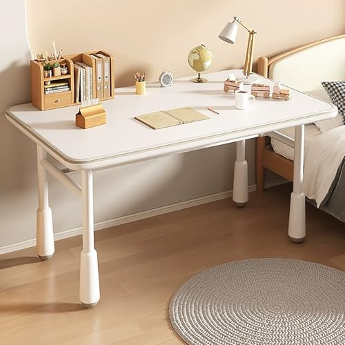 Höhenverstellbarer Stehpult mit geräumiger Arbeitsplatte und ergonomischem Design, moderner Stehpult für Zuhause, Büro, Schule, mit Beinen aus Karbonstahl (120 x 60 cm)