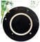 MACAGGTNTU 25 30 40 50cm Bandeja Giratoria De Madera, Pequeña Madera Maciza Lazy Susan Tocadiscos Mesa De Comedor Plato Giratorio para Tablero De Mesa(Black,12inch(30cm))