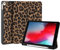 Fycyko Coque Compatible avec iPad Air 3ème Génération 2019/ iPad Pro 10.5 Pouces 2017, iPad 10.5 Pouces Housse avec Porte-Stylo & Tip Cover, Mignon Motif Léopard, Marron
