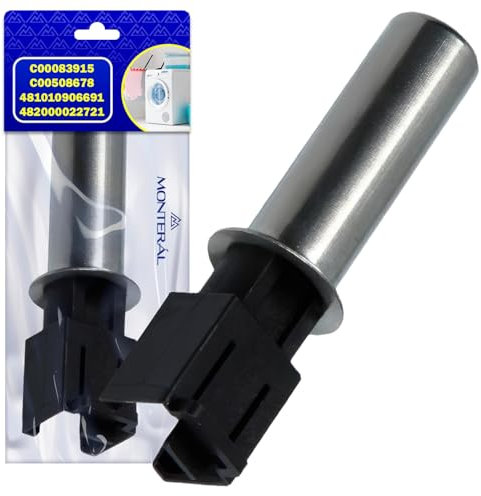 Sonda Temperatura per NTC per Elemento Riscaldante di Lavatrice con Codice Originale C00083915 C00508678 per Indesit 481010906691 482000022721 per Whirlpool - MONTERAL