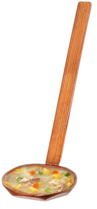 Ramen que sirve cucharas - Caderas de madera natural, herramientas de comedor artesanales | Conjunto de utensilios de cocina asiáticos, accesorios de mezcla duraderos, colección de cubiertos artesanal