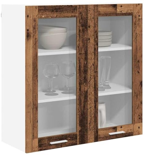 vidaXL Hängeschrank Altholz 80 x 31 x 80 cm Holzwerkstoff