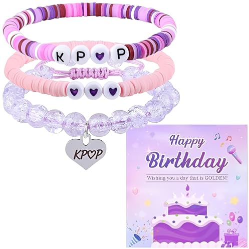 OPVYAEU Kpop Braccialetto Bambina Kpop Braccialetto Gadget Braccialetti Amicizia Bracciale Kpop Compleanno Festa Accessorio Bambina Kpop Gadget Ispirato a Demon Hunter