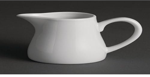 Nextday Catering U820 crema o leche jarra con asa, 7,5 oz (Pack de 6)