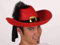 Ciao 20814 Hut, schwarz/rot, One Size