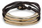 Uno De 50 Damen-Armband Vergoldet teilvergoldet Leder 16 cm - PUL0856MARORO0M