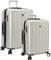 DELSEY PARIS Hartschalen-Trolley aus Titan mit drehbaren Rädern, Silber, 2-Piece Set (21/25), Erweiterbares Gepäckstück aus Titan mit Drehrollen