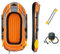 Bestway Unisex Jugend 6'5 X 45/1.96m 1.14m Kondor 2000 Set Boote, Orange, 1.96m X 1.14m EU