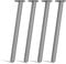 [HLC] 4 x Single Pin Table Legs - Round Angled Danish Style - Desk/Dining Table [28/71cm,Grey]