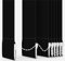 MADE TO MEASURE VERTICAL BLIND REPLACEMENT SLATS LOUVRES by Homesmart Blinds 89mm 3.5 HUGE CHOICE OF FABRICS (Unity Black, Made To Measure)