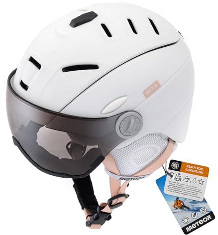 meteor Skihelm Kinder Snowboard Helm Herren Ski Helmet fur Mädchen Jungen Skihelm Damen