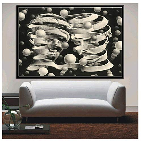 RUIYANMQ Puzzle 1000 Stück Escher Surreal Geometric Poster Holz Adult Toys Dekompressionsspiel K106Ya