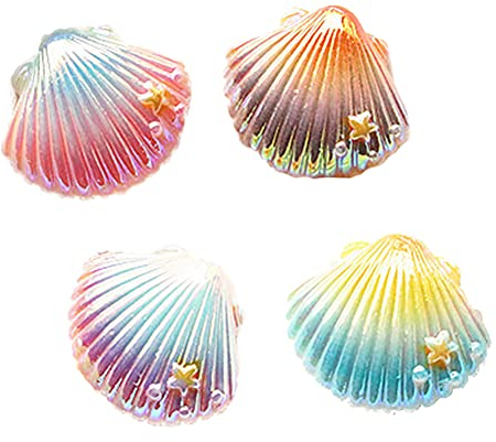 JIHUOO 4 Stück Diamant Malerei Magnet Abdeckung Diamant Bild Locator Bunte Muschel Bilderhalter Fixator Für DIY Diamant Malerei