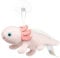 Uni-Toys - Axolotl mit Saugnapf- 15 cm (Länge) - Plüsch-Wassertier - Plüschtier, Kuscheltier