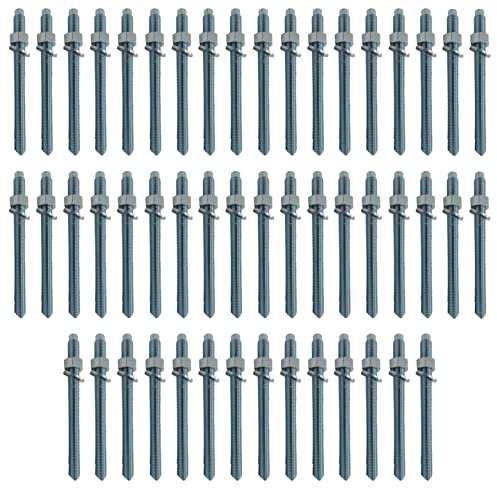 50x Remstaler ANKERSTANGE | M8 M10 M12 M16 M20 | Stahl verzinkt | -HÖCHSTE QUALITÄT- bester Preis (M20x220)