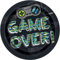 Unique 25215 Paper Plates-23 cm-Gamer Birthday Party-8 Count (Pack of 1), Multicolour