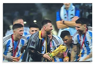 NANXIANG Poster di presentazione del premio della Coppa del Mondo Argentina Hercules Cup 2022 (26) su tela da parete Poster decorativo moderno per la casa