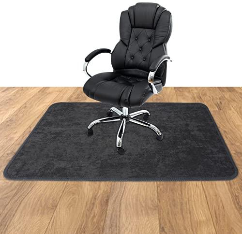 Bürostuhl Unterlage 90X140cm, 4mm Dicke Unterlage Schreibtischstuhl Schutzmatte Bürostuhl rutschfeste Stabil Bodenschutzmatte Rollmatte Bürostuhl Stuhl Unterlegmatte für Laminat, Parkett, Hartböden