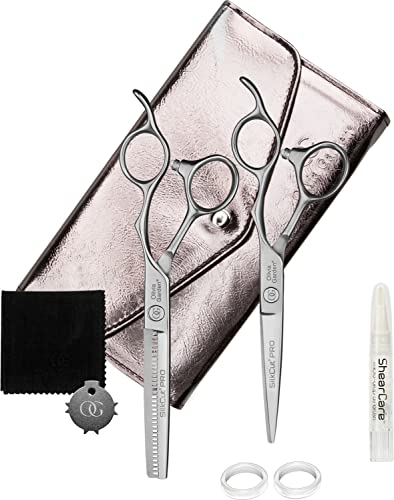 Olivia Garden SilkCut PRO Matt Silver 2er Set