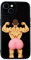 TRADAY Funny Ugly Phone Case for iPhone 13/14 Ridiculous Strange Uglest Phone Case Crazy Peach iPhone Case