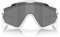 Oakley Men's OO9418 Wind Jacket 2.0 Rectangular Sunglasses, Matte White/Prizm Black, 45 mm