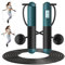 Audasi Cordless Skipping Ropes 2 in 1 Weighted Ropeless Skipping Rope with Counter Smart Digital Gravity Ball Jump Rope with LCD Display Portable Boxing Jumping Rope for Adult Kids Burn Calories
