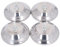 Pyhodi Lot de 4 Niveleurs de Pieds de Table de Billard, 4 Niveleurs de Pieds de Table de Billard Réglables de 12,7 Cm, Pieds de Nivellement en Métal pour Billard, Ping-Pong, Baby-Foot,