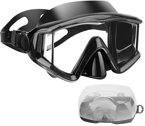AQUA A DIVE SPORTS Tauchmaske für Tauchen, Schnorcheln, Freitauchen